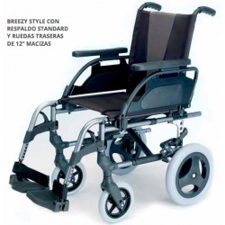 Breezy style / Silla de ruedas de aluminio con ruedas pequeñas
