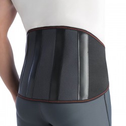 Faja sacrolumbar semirrígida con doble cierre