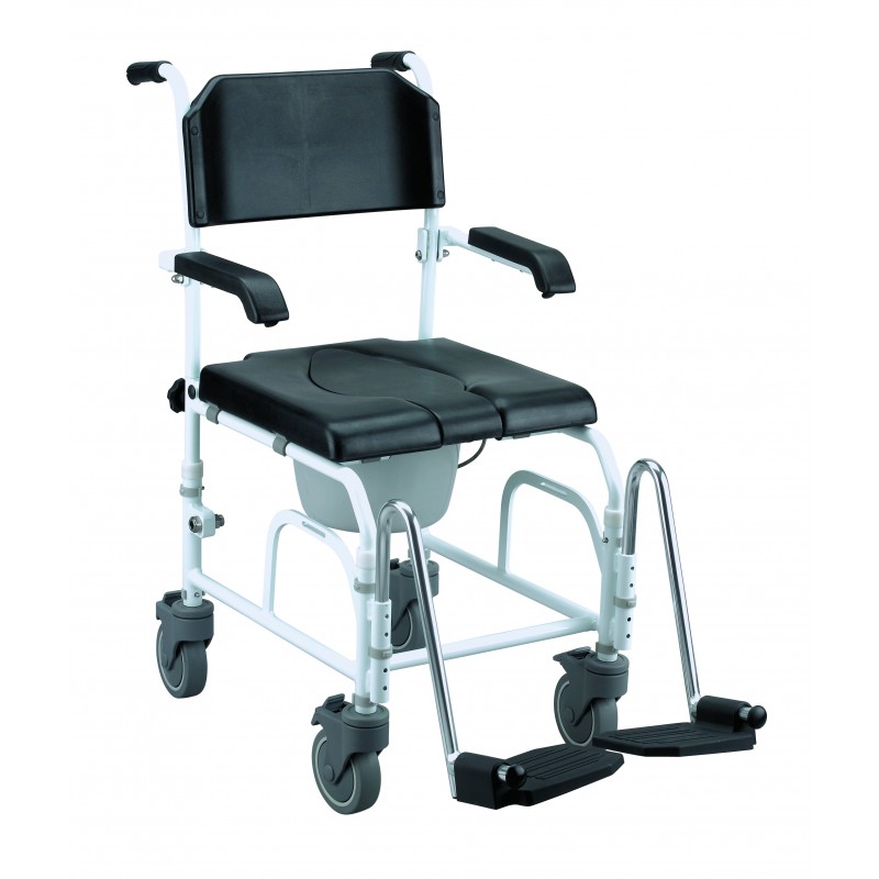 Silla de baño con ruedas pequeñas