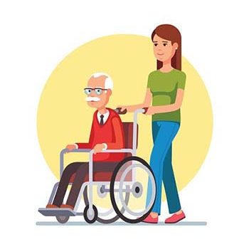 ¿Cómo asistir a personas en silla de ruedas en la calle?
